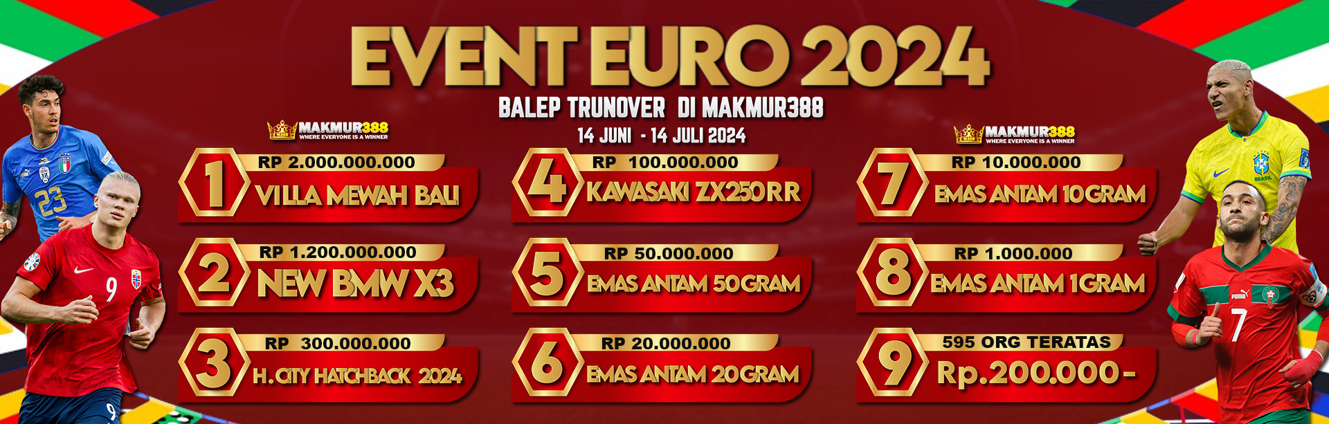 Event Balep Trunover Euro 2024